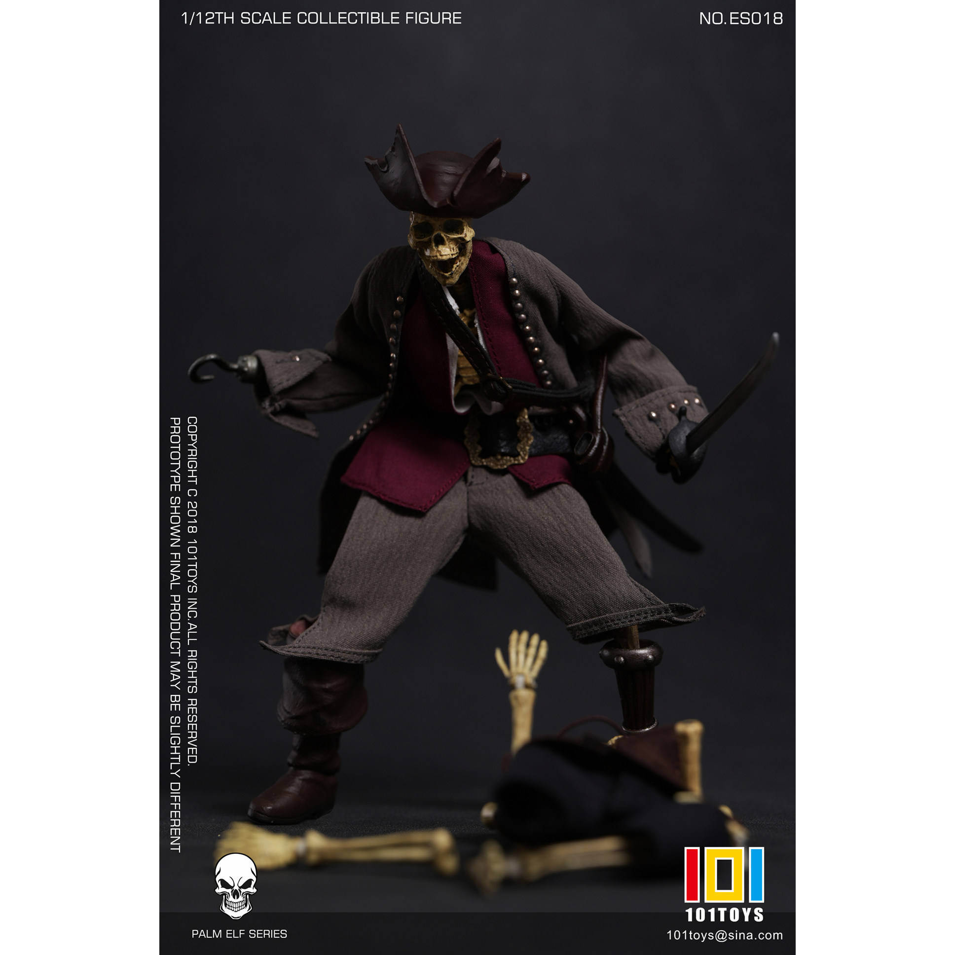 预售 101TOYS 1/12 加勒比骷髅海盗 杰克船长 铁钩船长 水手 兵人,淘宝优惠券,粉丝福利购,淘宝优惠卷