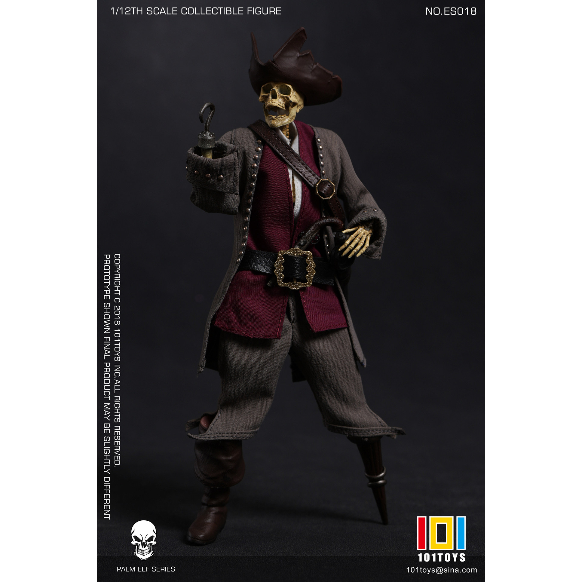 预售 101TOYS 1/12 加勒比骷髅海盗 杰克船长 铁钩船长 水手 兵人,淘宝优惠券,粉丝福利购,淘宝优惠卷