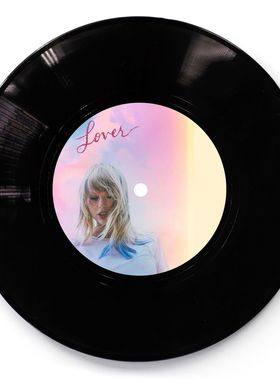 【来图可定制】网红ins仿真黑胶唱片酒吧装饰个性创意12英寸摆件