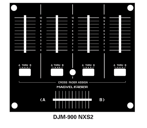 Pioneer先锋混音台DJM-900NEXUSSRTNXS2推子面板保护贴膜