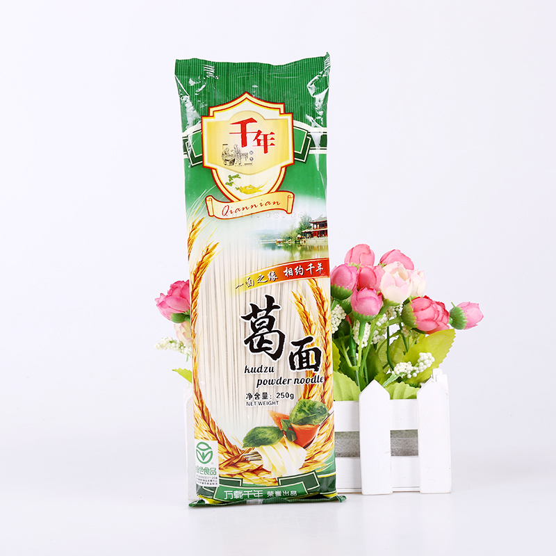 千年食品葛根面条250gx5包食品江西宜春万载特产葛面挂面待煮速食 - 图0