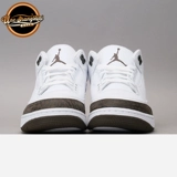 Университет Северной Каролины Air Jordan 3 Mocha AJ3 Mocha Coffee Черно-белый коричневый 136064-122