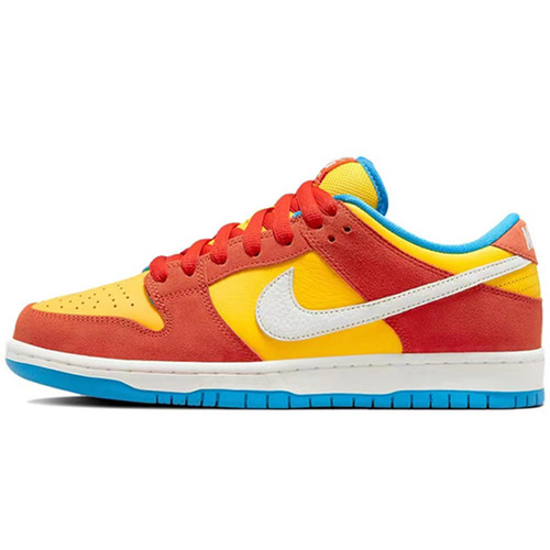 北卡大学Nike SB Dunk Low 辛普森 黄橙色 低帮 滑板鞋BQ6817-602 - 图3