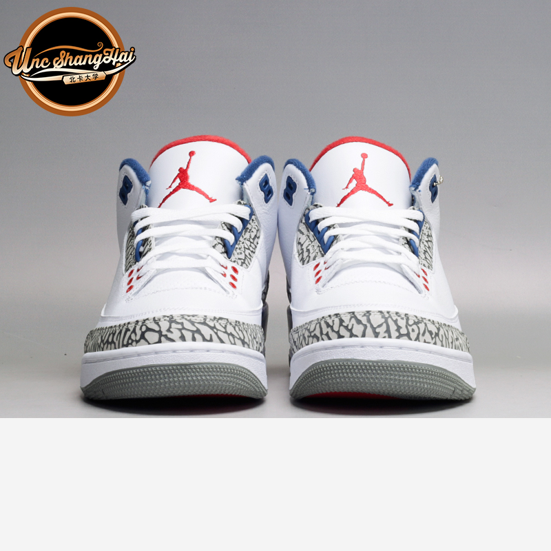 北卡大学 Air Jordan 3 True Blue AJ3 乔3 真蓝 白蓝 854262-106 - 图1