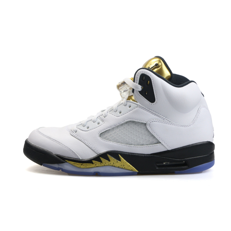 北卡大学 Air Jordan 5 Gold Medal AJ5 金牌 5 白金 136027-133 - 图3