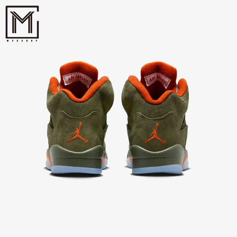 耐克NIKE Air Jordan 5复古AJ5防滑耐磨大童高帮篮球鞋440888-308 - 图2