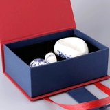 Apple, керамические сине-белые старомодные курительные принадлежности ручной работы