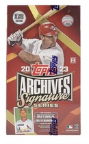 2023 Topps Archives Signature Retired Hobby Box baseball Spot Box