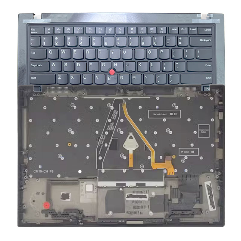 适用Thinkpad X1 Carbon 7th X1C 2019款 X1 Yoga 4th 2019款键盘 - 图2