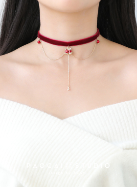 泡菜皇后圣诞节气氛锁骨链买3免1