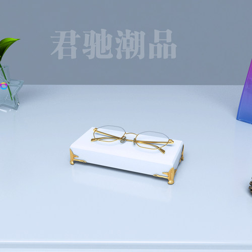 君驰潮品金属轻奢眼镜店光学架太阳镜墨镜陈列展示架托盘眼镜道具 - 图1