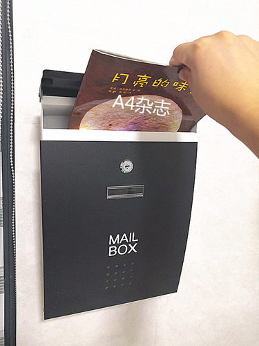 包邮 高档铁艺欧式信报箱 邮箱意见箱 室外壁挂防雨防水 - 图0