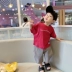 Chao Ma Feifei Children Wear Boy 2019 Summer Letter Áo thun ngắn tay cho trẻ em In áo mùa hè hàng đầu - Áo thun