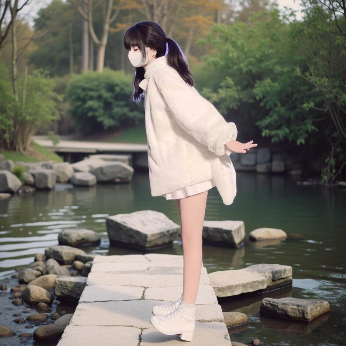 软fufu的兔子耳朵毛绒连帽外套女秋冬季加绒加厚日系学院可爱棉服,淘宝优惠券,粉丝福利购,淘宝优惠卷