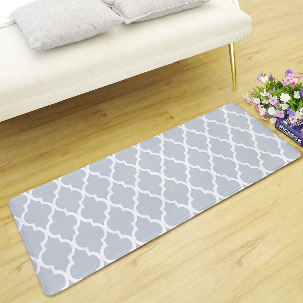 包邮受气包 卧室床边长条地毯北欧风格客厅茶几地垫吸水防滑垫 灯