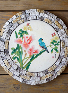 庭院草坪花园别墅阳台露台地面户外地砖汀步石踏步石摆件造景装饰