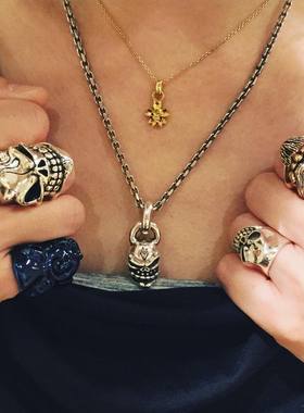 美国纯银配饰霸气风项链