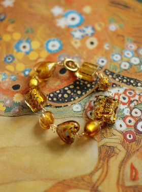 琉璃原创高质感油画风手链