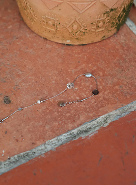 高级水晶不掉色钛钢手链