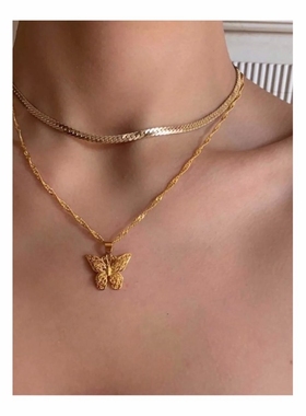 wildmood野生士多欧美女吊坠项链