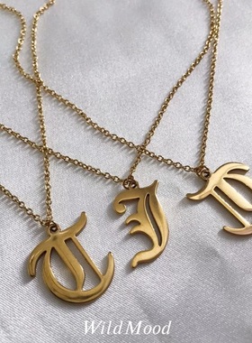 wildmood野生士多欧美ins项链