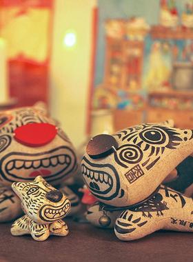 鸡蛋花花原创生肖手工布偶-旺财狗狗