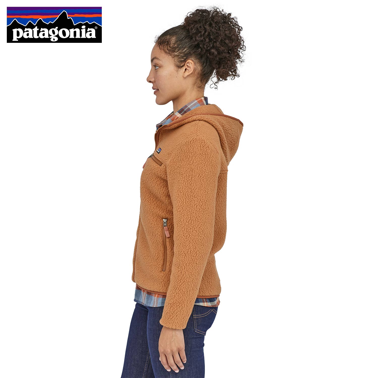 patagonia巴塔哥尼亚抓绒衣女士连帽开衫复古款潮流Retro22806 - 图1