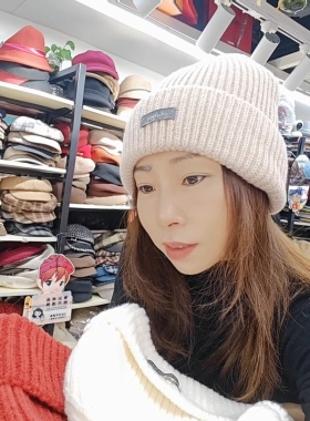未来秀秋冬季针织帽子男女百搭街头护耳保暖毛线帽大头防寒冷帽潮