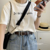 Women's simple PU Korean style soft belt belt