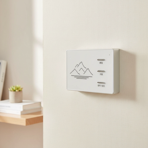 门铃免提对讲开锁楼宇门门禁铝合金机身电话机瓷白老式升级更替 - 图1