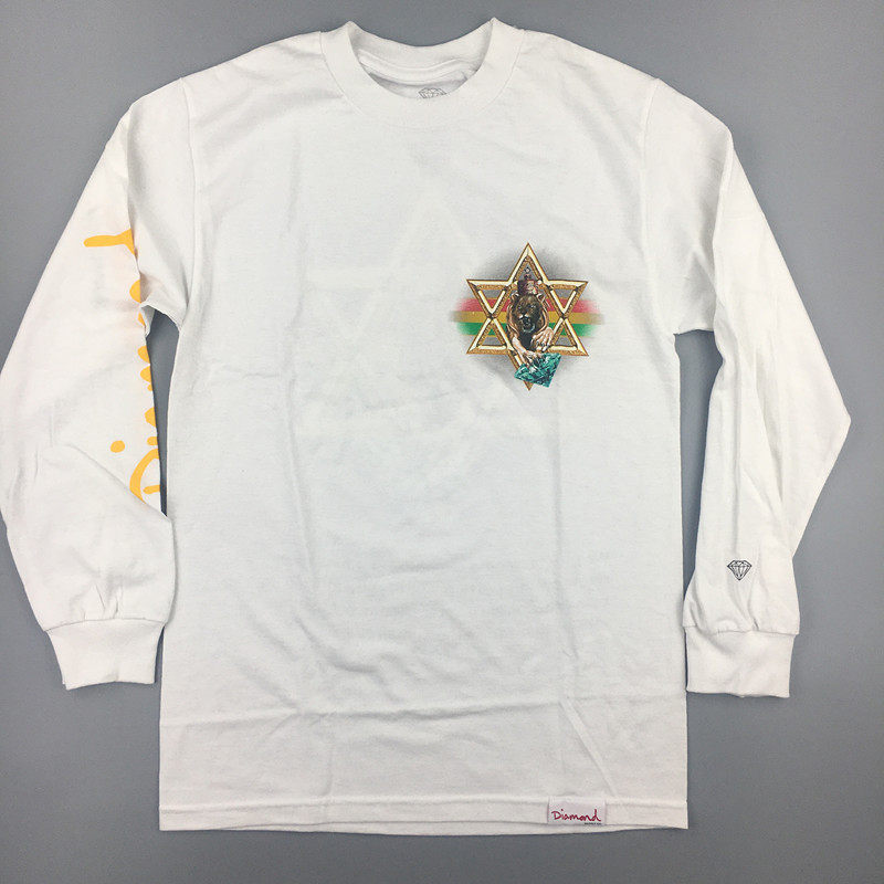 美国潮牌雄狮钻石六芒星长袖t恤 MUDstoreT恤