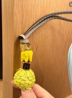手工小花朵DIY成品 牛皮包挂车挂高品质礼盒装