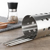 Stainless steel chopstick barrel round chopstick cage storage box storage rack drain restaurant kitchen chopstick basket fast basket bucket