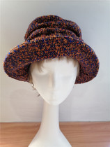 Wool sun-shading winter warm hat small crowddesign woman hat VINTAGE woman hat gorgeous color
