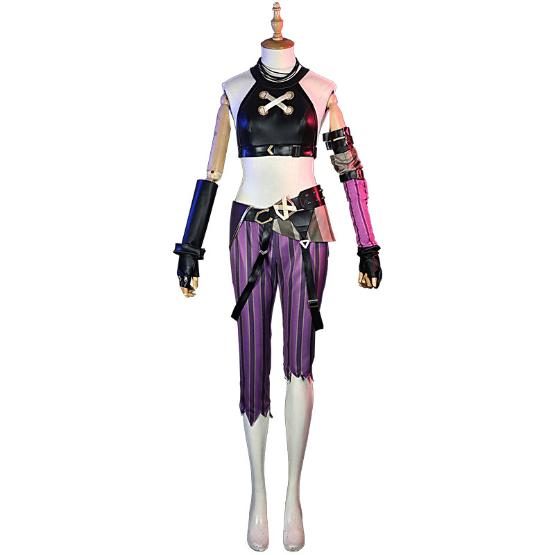 娜多LOL英雄联盟cos金克斯丝双城之战暴走萝莉爆爆cosplay游戏服