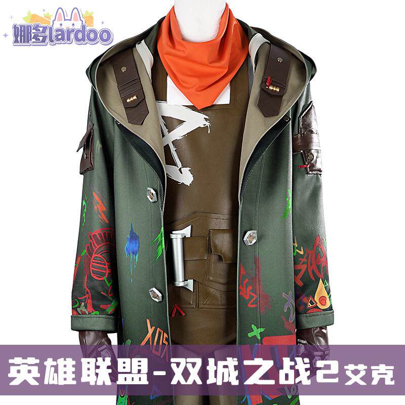 英雄联盟衣服娜多 英雄联盟lol：双城之战2 艾克cosplay游戏角色cos服装5495