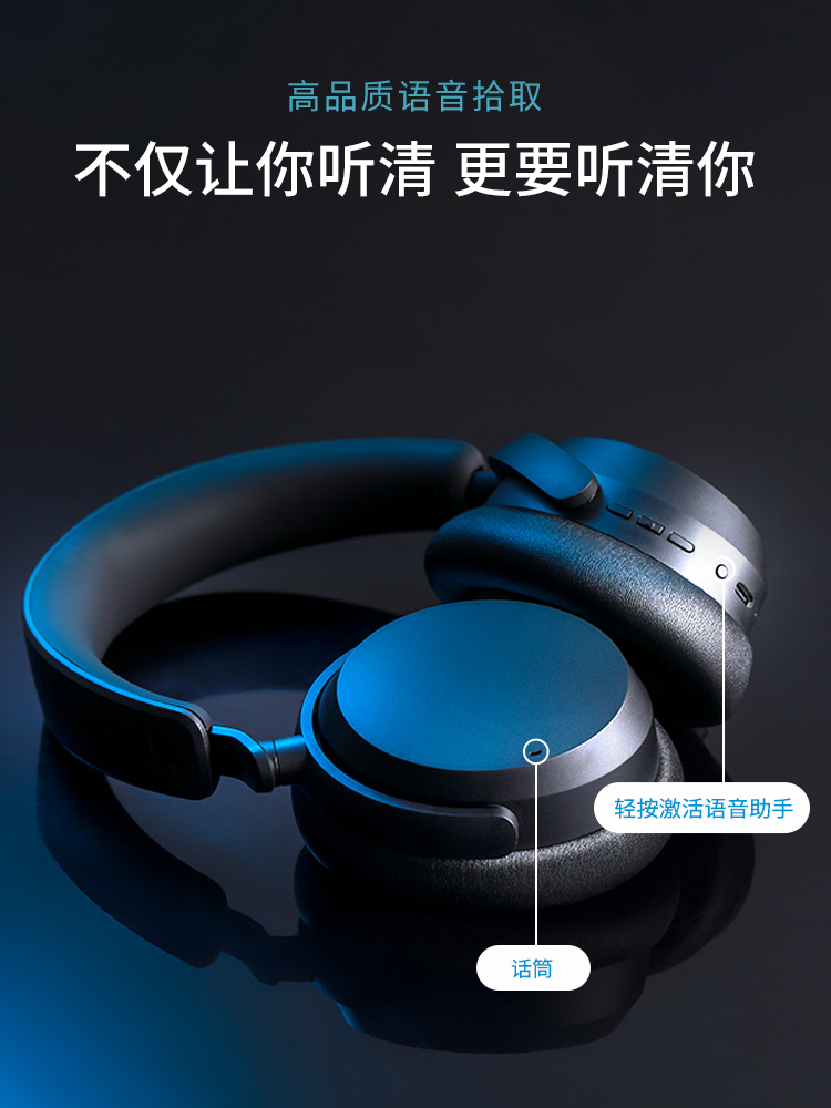 【2023新品】SENNHEISER/森海塞尔ACCENTUM头戴式无线蓝牙耳机 - 图1