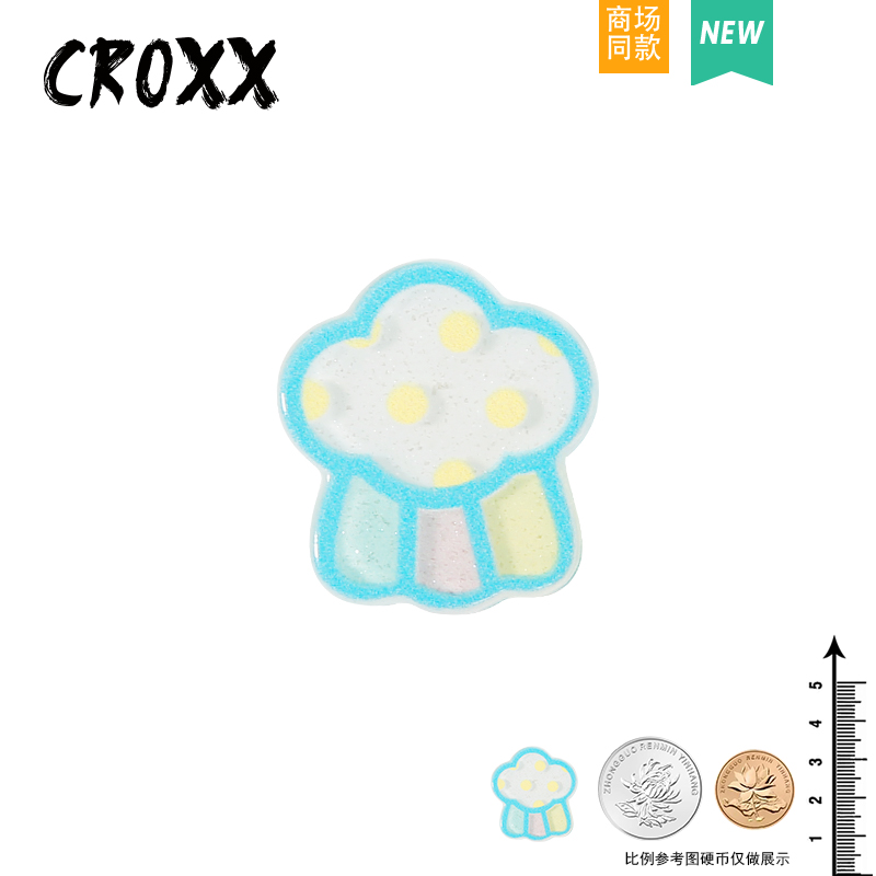 CROXX云朵太空人洞洞鞋配饰亚克力鞋花鞋扣crocs装饰扣diy配件-图0