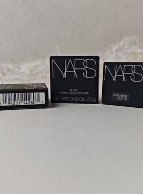 NARS腮红愉悦红粉色 中小样2.5g ORGASM高潮色 蜜桃金细闪