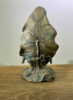 老物件 晚清民国 纯铜佛像摆件 置物