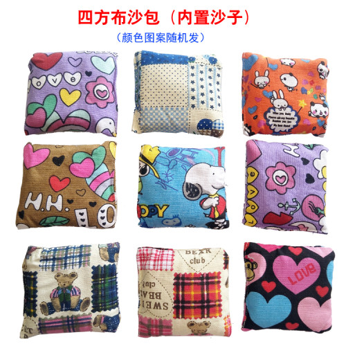 卡通皮沙包 丢沙包 实心球 小沙袋 传统玩具 经典儿童玩具 - 图3