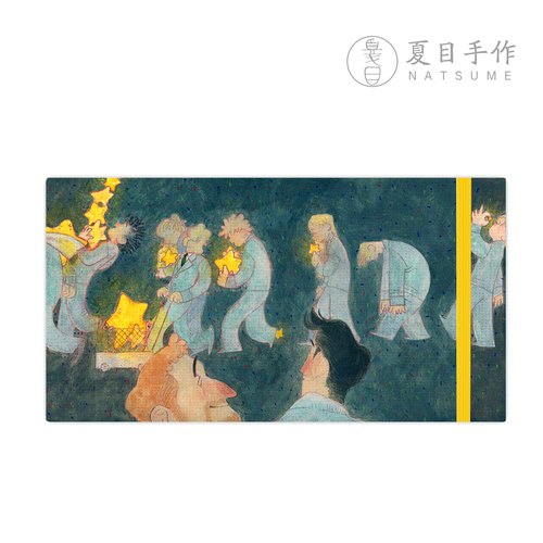 406「NATSUME x 双枪老太婆」手工旅行水彩本手账速写本9.5x19cm - 图0