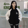 MLB men's and women's NY imitation sherpa baseball jackets