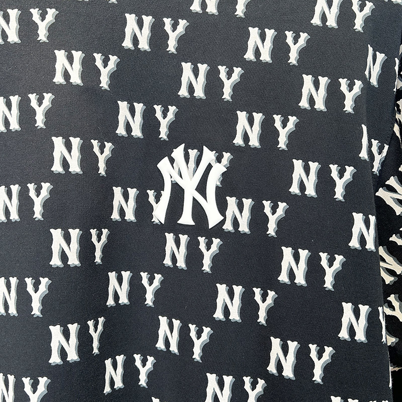 25新款MLB情侣短袖男女NY复古老花满印圆领休闲运动T恤3ATSM0553,淘宝优惠券,粉丝福利购,淘宝优惠卷