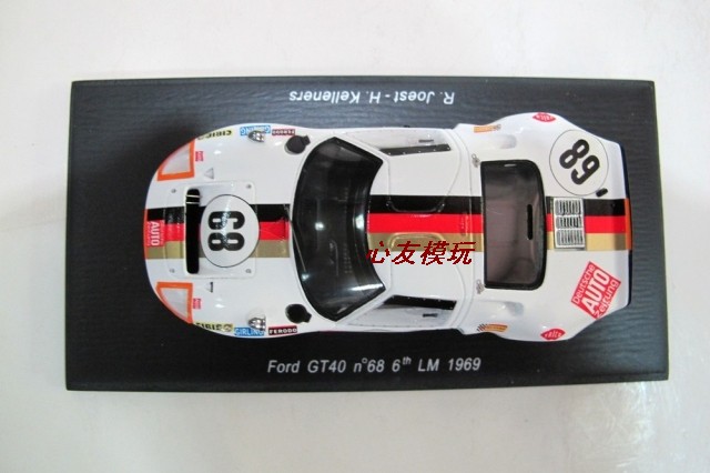 SPARK 1：43福特 FORD GT40 1969 树脂汽车模型成品 - 图2