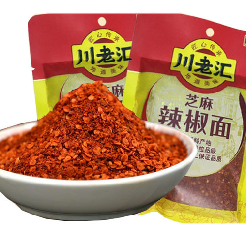 川老汇芝麻辣椒面100g*3袋烧烤料油泼辣子火锅蘸料干碟烤肉撒料 - 图1