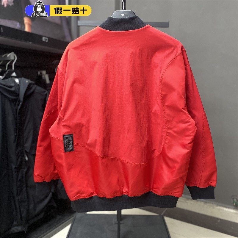 阿迪达斯外套男2026春季新年款CNY加绒棒球服运动立领夹克IZ1614,淘宝优惠券,粉丝福利购,淘宝优惠卷