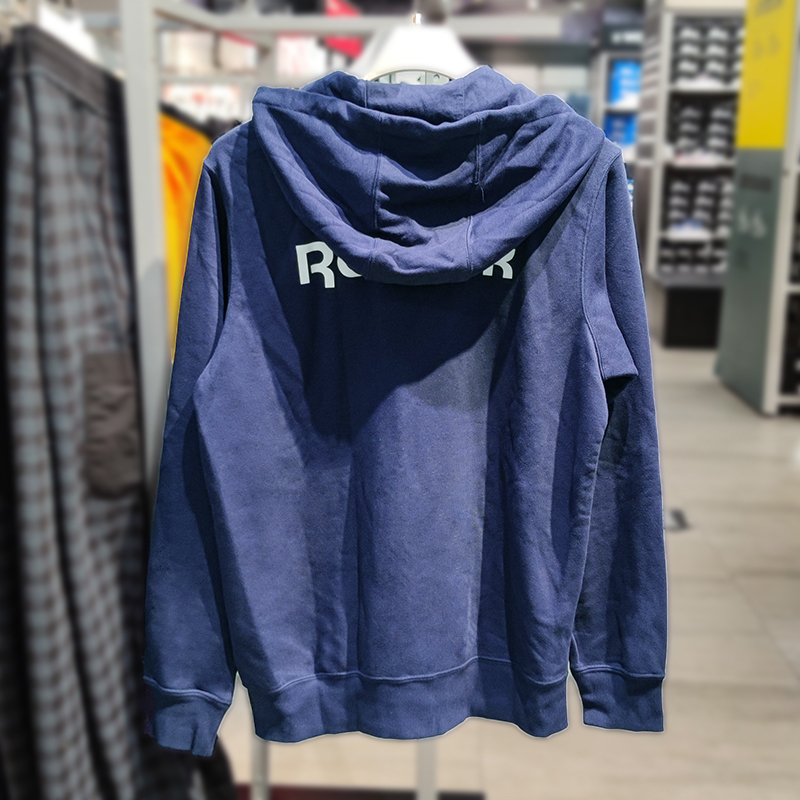 REEBOK锐步外套男上衣春款经典休闲连帽防风夹克运动服正品GV5513