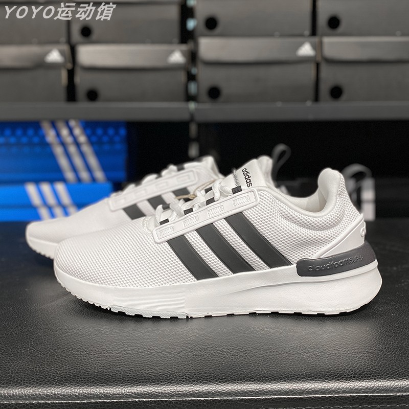 阿迪达斯新款男鞋夏季轻便透气运动鞋休闲Adidas跑步鞋正品GZ8182 - 图0