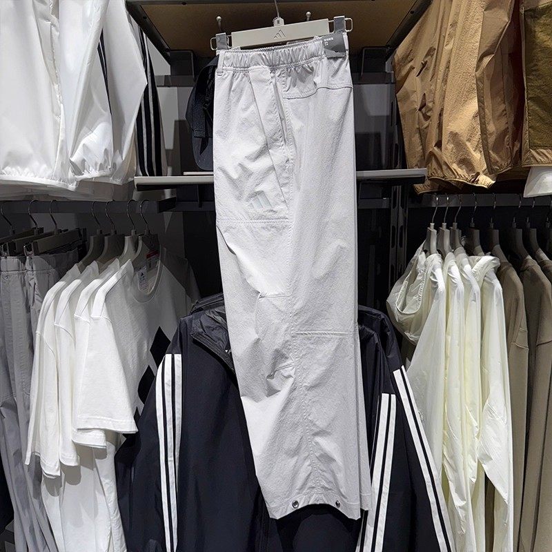 Adidas阿迪达斯男子工装裤梭织宽松透气运动休闲直筒长裤JN9459,淘宝优惠券,粉丝福利购,淘宝优惠卷